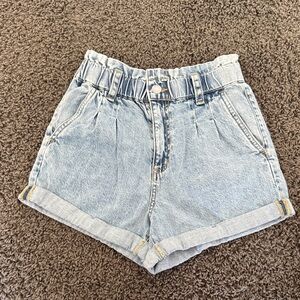Aeropostale Light Blue Mom Short Jean Shorts Size 0
